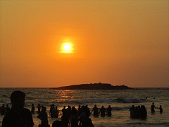 Coucher de Soleil à Goa