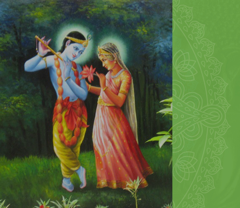 KRISHNA et RADHA : Représentation symbolique du mariage entre le corps et l'esprit : c'est le YOGA